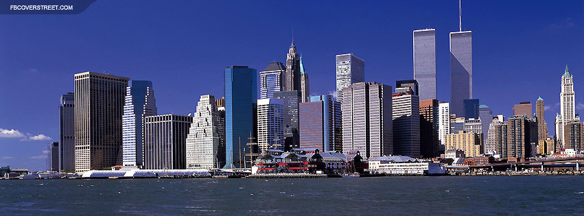 New York City Perfect Blue Sky Facebook Cover