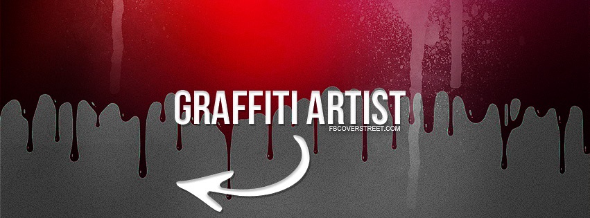 Graffiti Artist Red Facebook cover