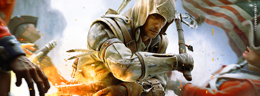 Assassins Creed 3 War Artwork  Facebook Cover