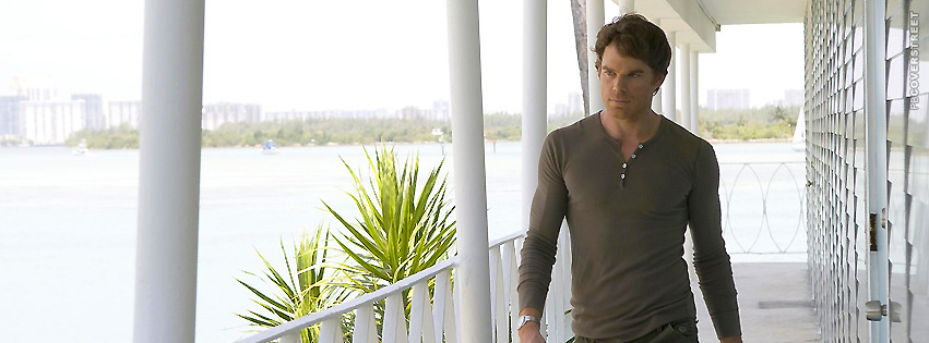 Dexter Walking On His Balcony  Facebook Cover