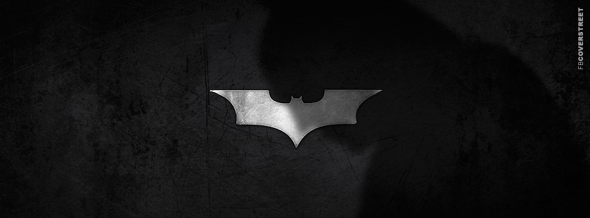 Batman Shadowing Logo  Facebook Cover