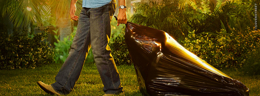 Dexter Dragging a Body In a Garbage Bag Facebook cover