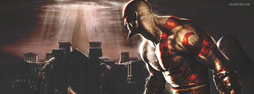 God of War III Video Game Facebook cover
