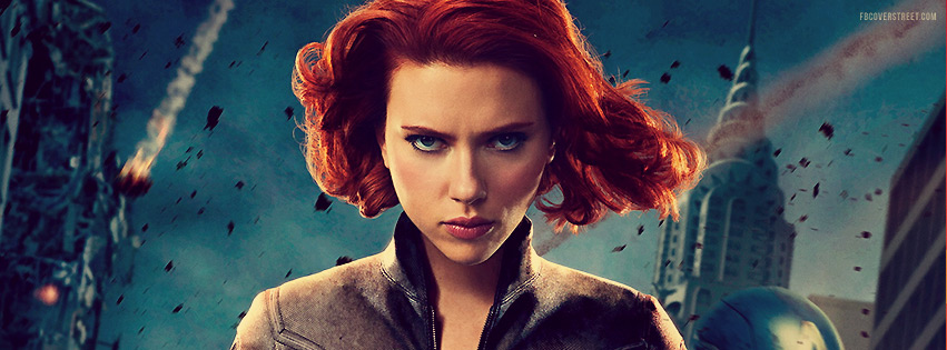 The Avengers Black Widow Facebook cover