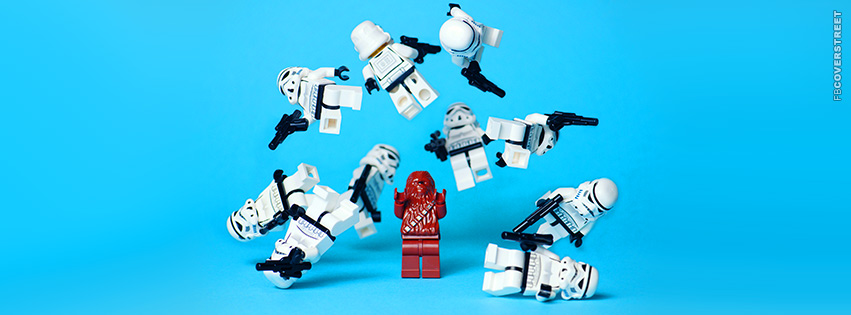 Chewbacca Juggling Storm Troopers Star Wars Facebook Cover
