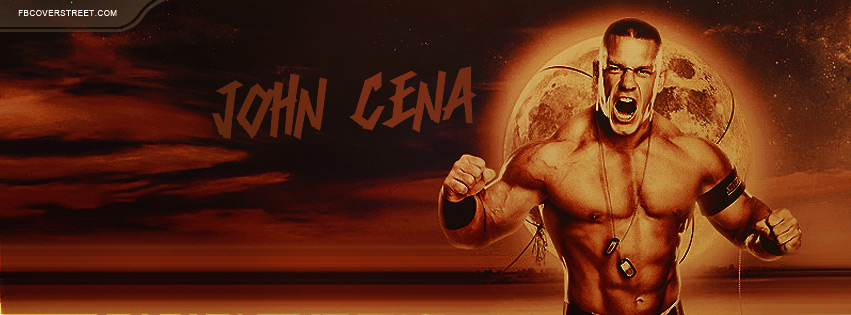 John Cena Angry Moon Facebook cover