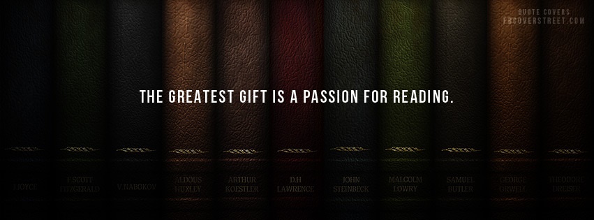 Passion For Reading Facebook cover