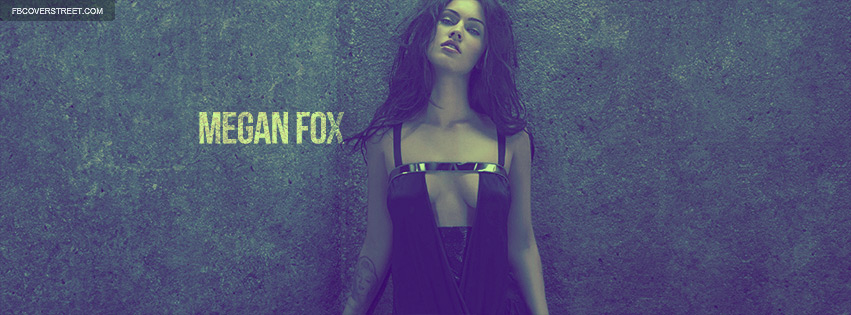 Seductive Megan Fox Facebook cover