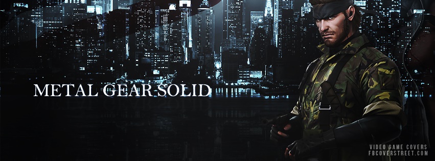 Metal Gear Solid Facebook cover