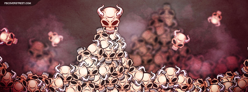 Pile of Skulls Painting Facebook cover
