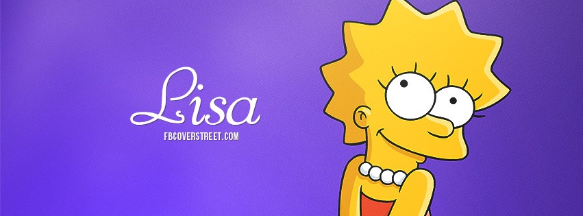 Lisa The Simpsons Facebook cover