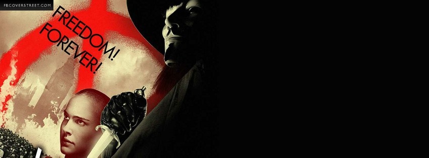 V For Vendetta Movie 8 Facebook cover