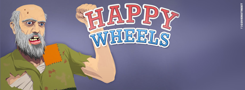 Happy Wheels Game Version 1 Facebook Cover