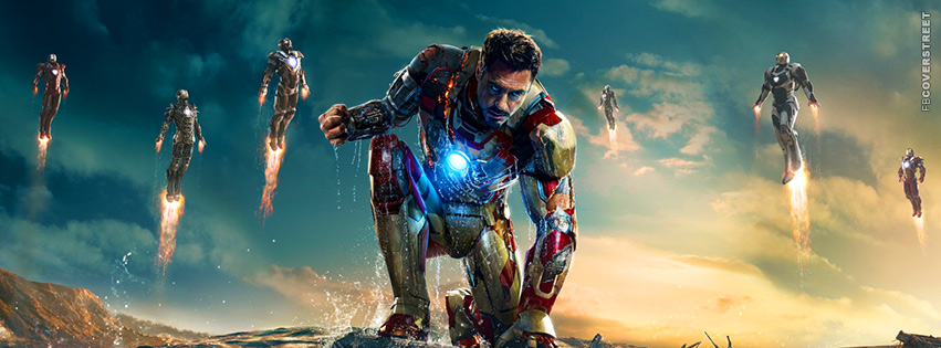 Iron Man 3 Backup Movie Facebook Cover