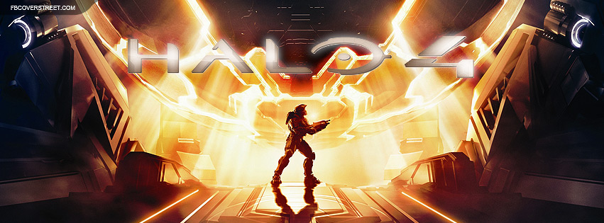 Halo 4 Master Chief Cover Facebook cover