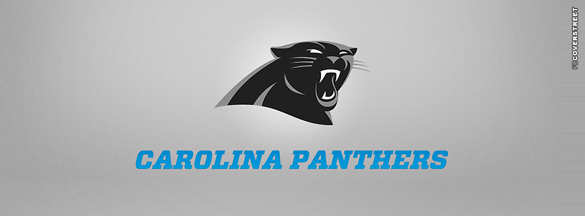 Carolina Panthers Simple Logo 2 Facebook cover