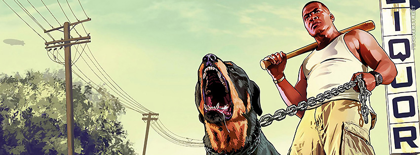 GTA Franklin and Chop Facebook Cover