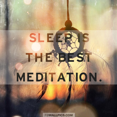 Sleep Is The Best Meditation Dalai Lama Quote  Facebook picture
