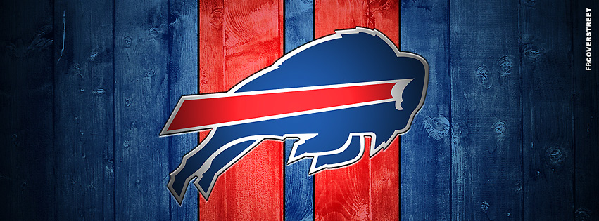 Buffalo Bills Wooden Logo Facebook cover