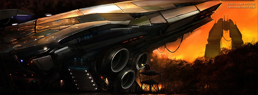 Star Wars The Old Republic Ship Facebook cover