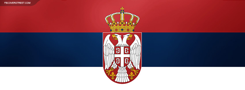 Serbian Flag Facebook cover