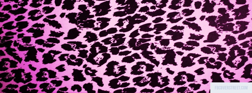 Pink Cheetah Pattern Facebook cover