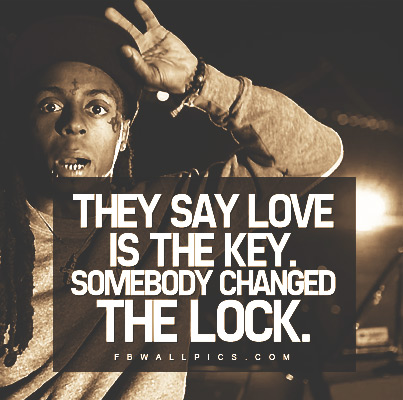 Lil Wayne Love Is The Key Quote Facebook Pic