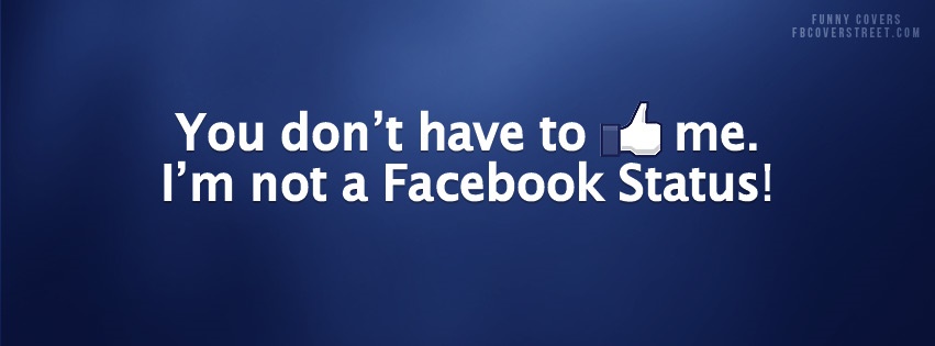 Facebook Not A Status Facebook Cover