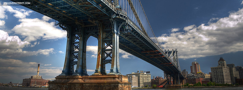 New York City Manhattan Bridge Facebook cover