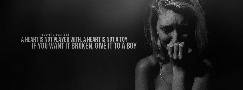 A Heart Is Not A Toy Facebook cover
