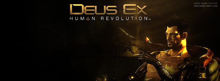 Deus Ex Human Revolution Facebook cover