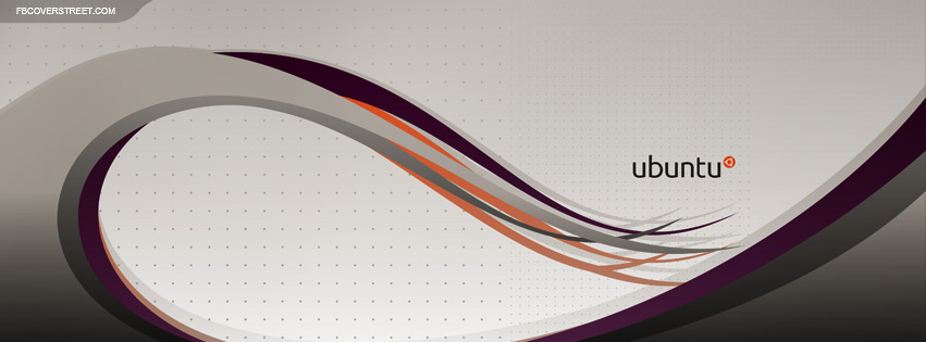 Ubuntu Abstract Logo  Facebook cover