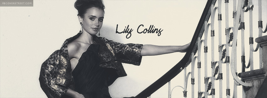 Lily Collins Model Facebook cover