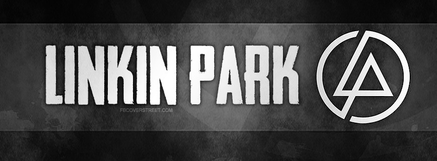 Linkin Park Grungy Logo Facebook Cover