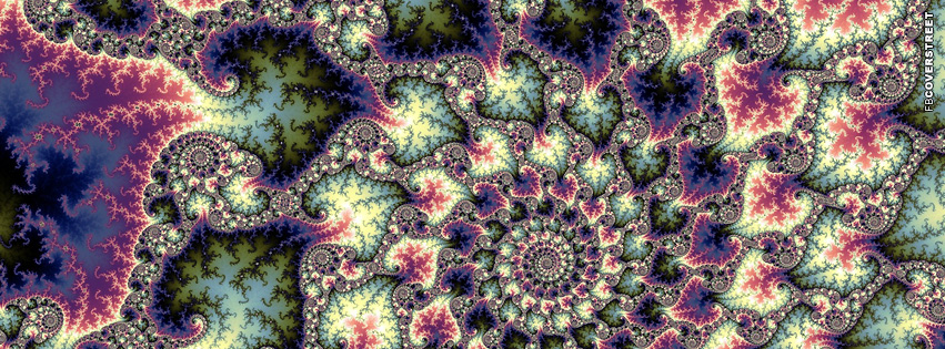 Abstract Fractal Artwork  Facebook Cover