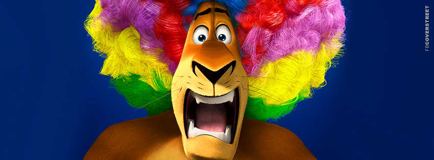 Madagascar Alex Clown Wig Facebook Cover