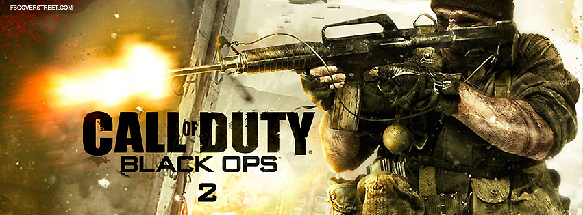 Call of Duty Black Ops II Shooter Gameplay Facebook cover