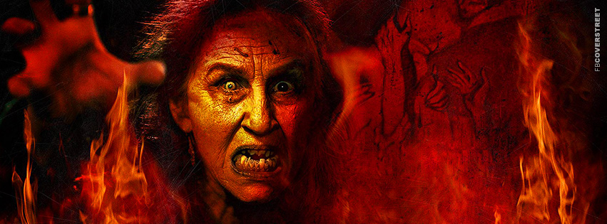 Evil Demon Lady Facebook Cover