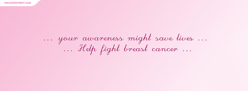 Your Awareness Might Save Lives Facebook cover