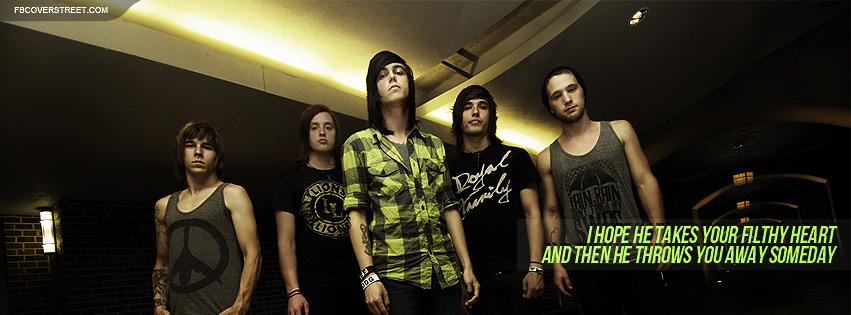 Sleeping With Sirens If You Cant Hang Quote Facebook Cover
