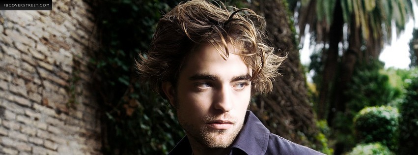 Robert Pattinson 2 Photograph Facebook cover