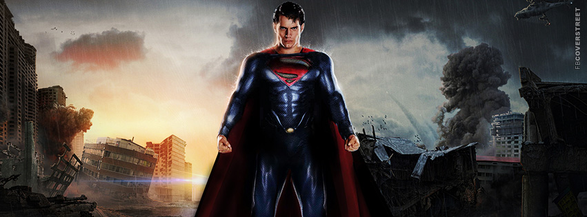 Superman Of Steel Facebook cover