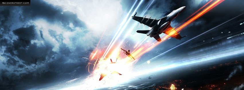 Battlefield 3 Jets Facebook cover
