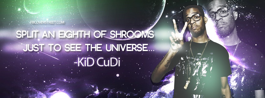 Kid Cudi Shrooms Facebook Cover