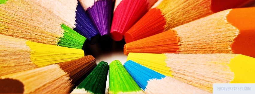 Color Pencils 5 Facebook cover