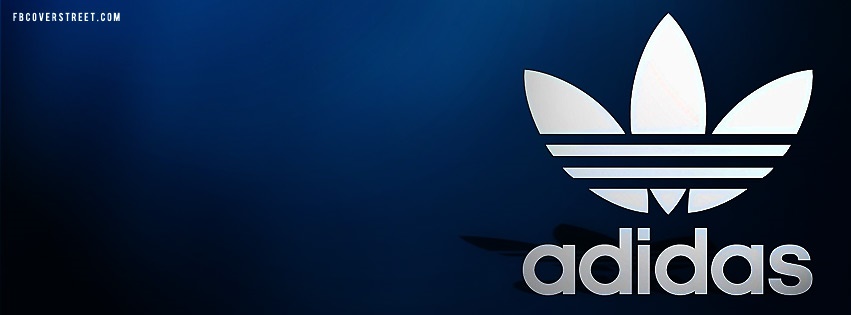 Adidas Blue Logo Facebook cover