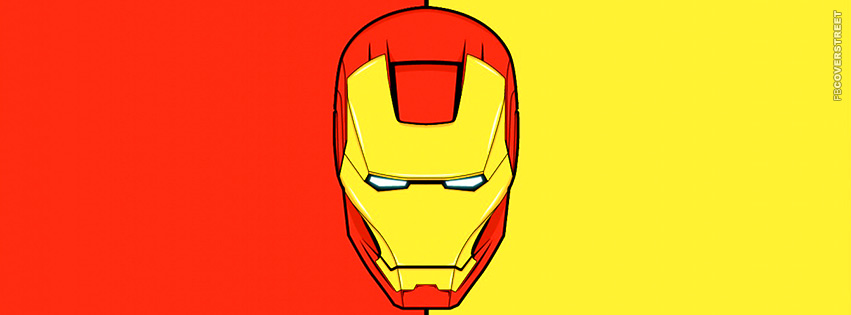 Iron Man Minimal Art Facebook Cover