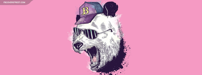 Cool Hip Polar Bear Facebook cover
