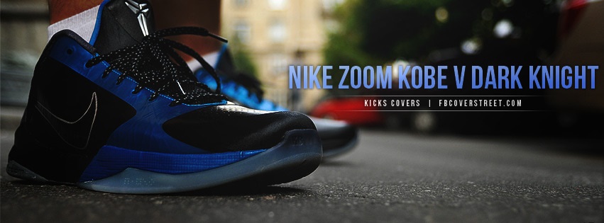 Nike Zoom Kobe V Dark Knight Facebook cover