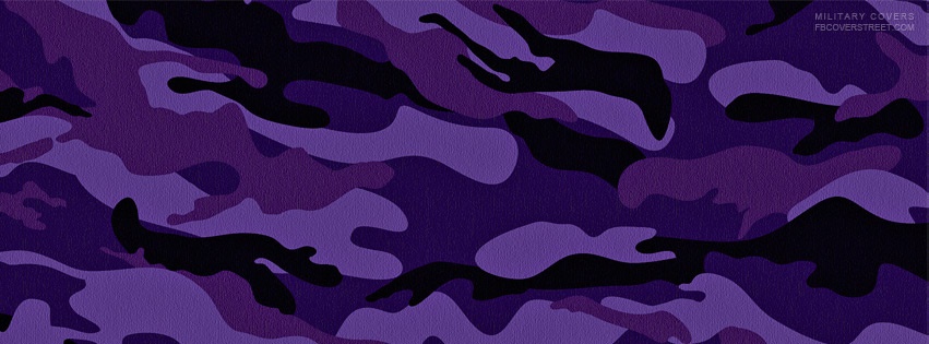 Purple Camo Pattern Facebook cover